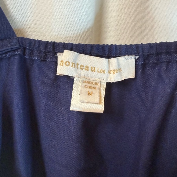 Monteau Elegant Blue Belted Jumpsuit - Picture 4 of 8